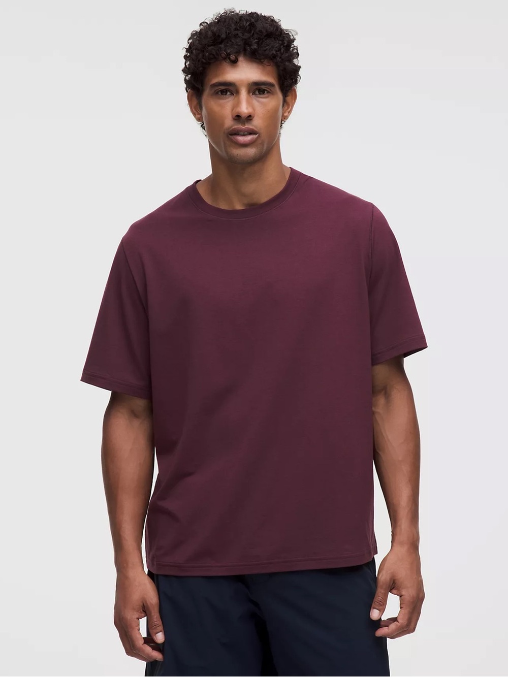 lululemon athletica Everyday Cotton Blend Relaxed T-Shirt - Ruby Magic Size XL
